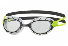 Lunettes zoggs predator black lime clear regular fit
