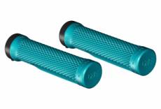 Paire de grips oneup lock on turquoise