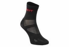 Neatt paire de chaussettes basses noir rouge