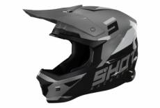 Casque integral shot furious chase glossy noir gris