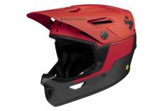 Casque avec mentonniere amovible sweet protection arbitrator mips rouge