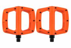 Paire de pedales plates dmr v8 orange