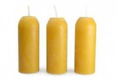 3 bougies cire d abeille pour original lantern 12 15