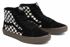 Chaussures vans bmx sk8 hi checkerboard noir blanc