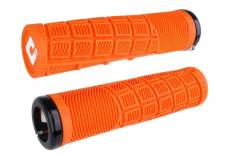 Paire de grips odi reflex v2 1 135 mm orange