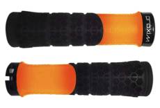 Paire de grips ergonomiques prologo x shred orange noir