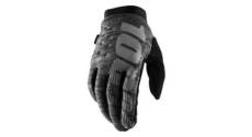Paire de gants 100 brisker cold weather heather gris