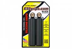 Paire de grips silicone esi extra chunky 34mm noir