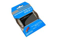 Cable de frein shimano route polymere 1 2mm 2 10m ultegra