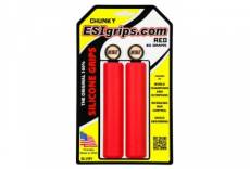 Paire de grips esi chunky 32mm rouge