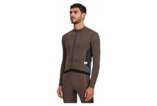 Maillot manches longue maap alt road coffee marron