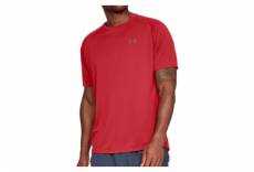 Maillot rouge homme under armour tech 2 0 ss tee