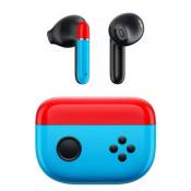 Ecouteurs VORMOR Bluetooth 5.0, Sans Fil, Intra-auriculaire, Contrôle Tactile– Rouge Bleu