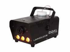 Mini machine à fumée 400w à leds 3x3w ibiza light lsm400led-bk 7686