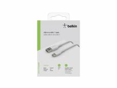 Belkin usb-c/usb-a câble 3m pvc, blanc cab001bt3mwh