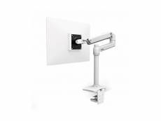 Lx desk mount lcd monitor arm tall pole blanc 45-537-216