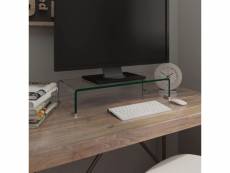 Vidaxl meuble tv / pour moniteur 60 x 25 x 11 cm verre