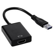 Adaptateur Convertisseur USB 3.0 vers HDMI HD 1080P pour Windows 7 8 10 XCSOURCE