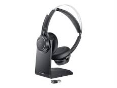 Dell Premier Wireless ANC Headset WL7022 - Micro-casque - Bluetooth - sans fil - Suppresseur de bruit actif - USB-A via adaptateur Bluetooth - certifi