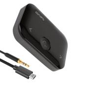 Transmetteur audio Bluetooth Prise Jack 3.5mm avec Kit mains libres 4smarts Noir