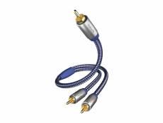 In-akustik premium y subwoofer câble cinch - 2x cinch 2,0 m DFX-743547