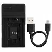 LP-E5 USB Chargeur pour Canon EOS 1000D, EOS 450D,
