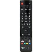 Télécommande de remplacement pour téléviseur BRANDT B1907LVDX[TV+DVD]