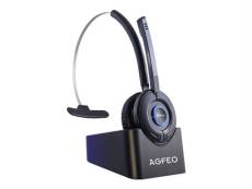 AGFEO DECT Headset IP - Micro-casque - sur-oreille - DECT - sans fil