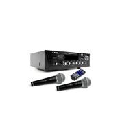 ampli hifi stereo karaoke home-cinéma 100w ltc atm7000usb-bt + usb bluetooth echo + 2 micros