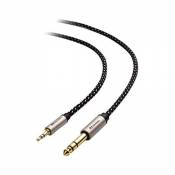 Cable Matters câble audio Premium tressé 3,5 mm vers
