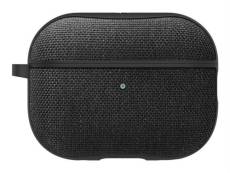Spigen Urban Fit - Étui pour boîtier de chargement des écouteurs sans fil - tissu, polycarbonate - noir - pour Apple AirPods Pro (2e génération)