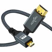 Twozoh Câble Micro HDMI vers HDMI 1M, Nylon tressé