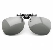 Lunettes 3D Clip-On universelles lunettes 3D passives pour les porteurs de lunettes 3D compatibles avec Cinema LG, Easy 3D Philips, Panasonic, Toshiba