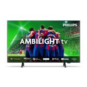 TV LED Philips 43PUS8349 108 cm Ambilight 4K UHD Smart TV 2024 Noir mat
