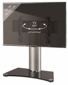 VCM Support TV Table, Stand Windoxa Maxi, Verre noir