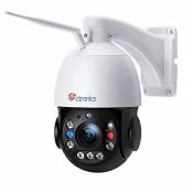 30X Zoom 5MP Caméra de Surveillance WiFi Extérieure