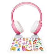 Casque Bluetooth® pliable pour enfants Lenco HPB-110PK Rose
