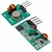 Émetteur RF 433Mhz avec carte de module de kit de récepteur pour ARU MCU Arduino