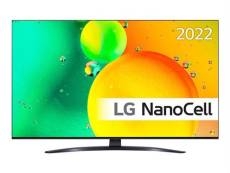 LG 65NANO766QA - Classe de diagonale 65" NANO76 Series TV LCD rétro-éclairée par LED - Smart TV - ThinQ AI, webOS - 4K UHD (2160p) 3840 x 2160 - HDR -