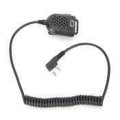 Microphone Mini à Main pour Talkie-Walkie Radio Bidirectionnelle