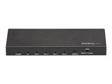 StarTech.com Répartiteur HDMI à 4 ports - 4K 60 Hz (ST124HD202) - Répartiteur vidéo/audio - 4 x HDMI - de bureau