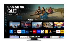 TV QLED Samsung TQ85Q80D 216 cm 4K Smart TV 2024 Argent