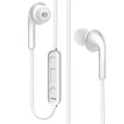 DeFunc BT Earbud BASIC MUSIC - Écouteurs avec micro - intra-auriculaire - Bluetooth - sans fil - blanc