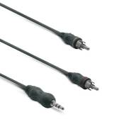 Metronic 370082 Câble audio jack stéréo 3,5 mm mâle/2