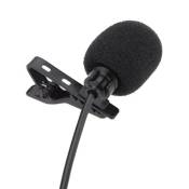 Microphone Cravate Clip-on Mains libres Métal Mono