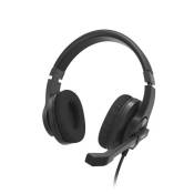 Casque Audio Hama HS-P350 V2 00139936 Filaire Supra-Auriculaire Jack 3.5mm Avec Microphone Plastique Noir