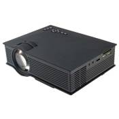 Vidéoprojecteur LED Télécommande 1200 Lumens Support 1080P HDMI Windows Mac Noir YONIS