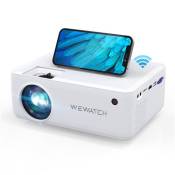 Vidéoprojecteur WEWATCH V10 8500 lumens 1080p WiFi Bluetooth Blanc