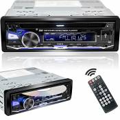 Alondy Autoradio Bluetooth USB CD/DVD Lecteur,1 Din