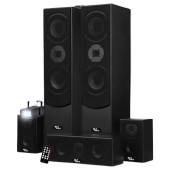 pack enceinte Home-Cinéma - Evidence Acoustics EA850-BK - 5 enceintes 850W - Bass Reflex - Mini Strobe en Cadeau